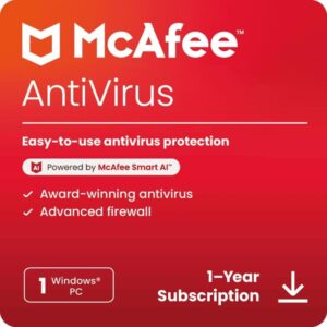 McAfee AntiVirus 2025 | Real-Time PC Protection from New and Evolving Threats | Download